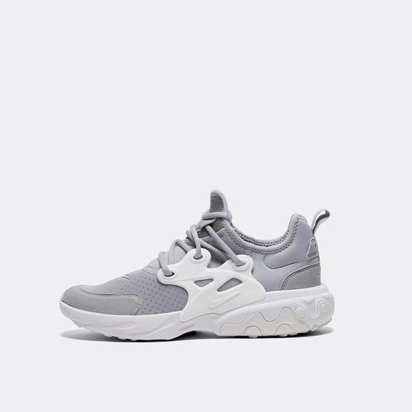 Nike Shoes Air Presto React Sneakers In Wolf Greywhite Poshmark